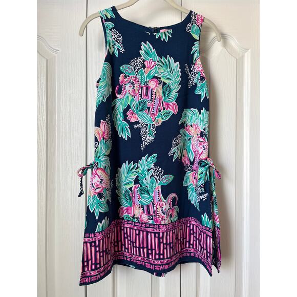 LILLY PULITZER Donna Romper Inky Navy Sz 00 - Picture 3 of 8